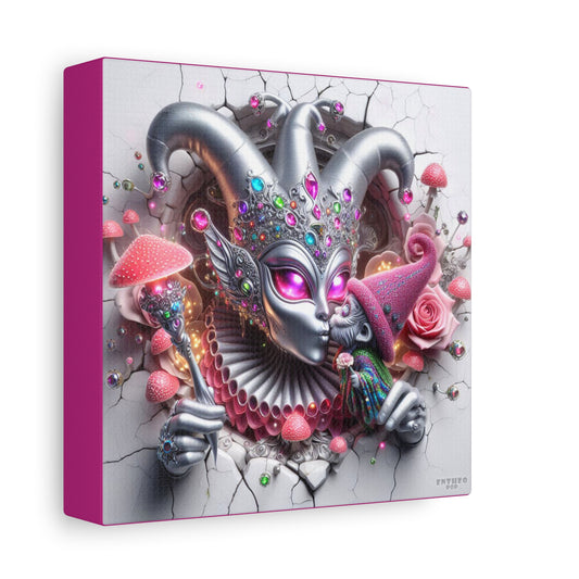 Aliens Collection ~ VELONIQUE ~ 6" Stretched Canvas POP 1.25" Deep