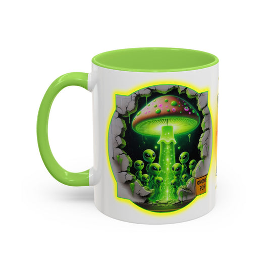 Aliens Collection ~ HAVE PROBE TO GO & SHROOMAROOMA ~ 11oz Colorful Mug