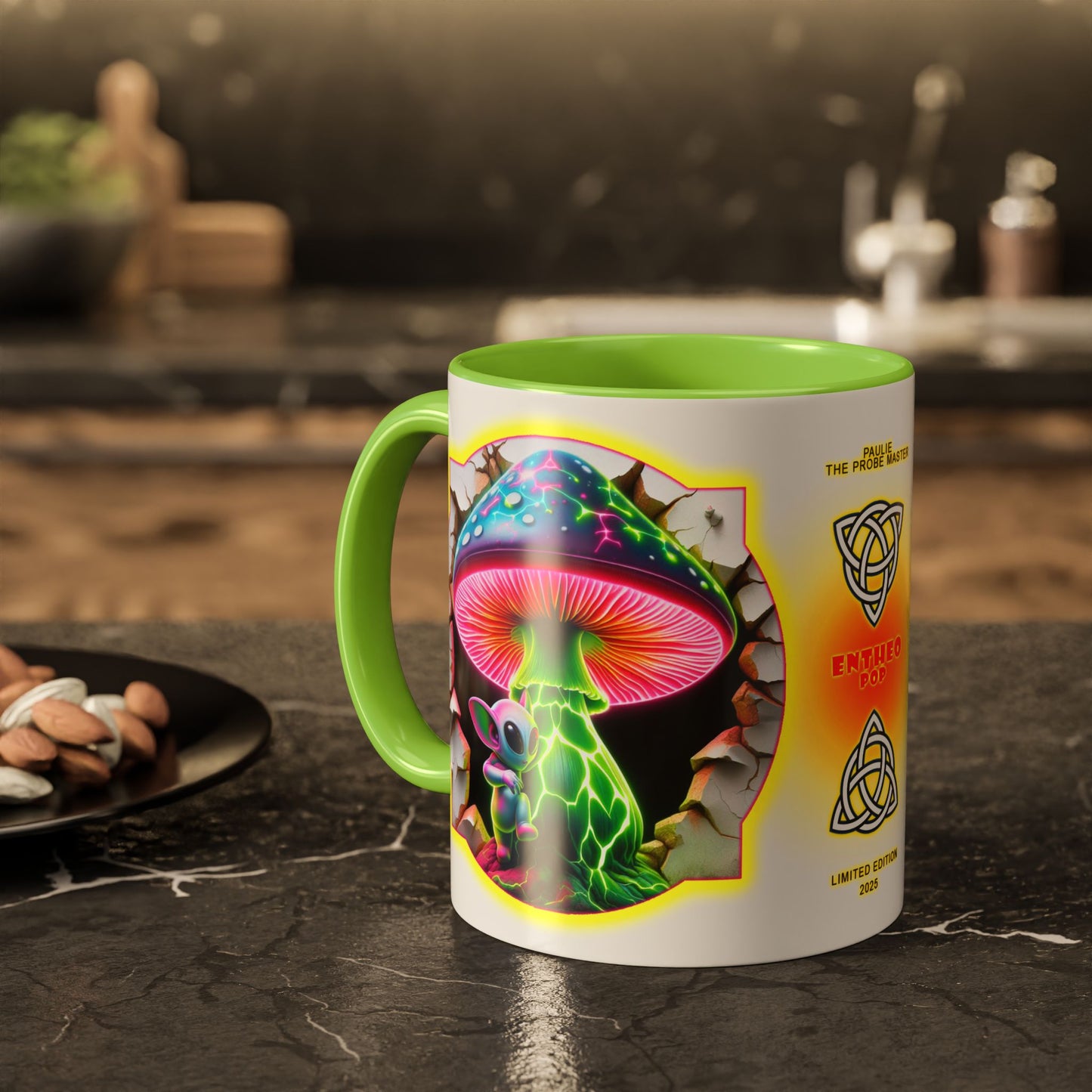 Aliens Collection ~ PAULIE THE PROBE MASTER ~ 11oz Colorful Mug