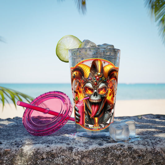 Smoothies Collection ~ WILD BERRY ~ Sunsplash Tumbler with Straw, 16oz