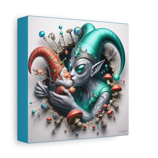 Aliens Collection ~ ELDRIGLIM ~ 6" Stretched Canvas POP 1.25" Deep