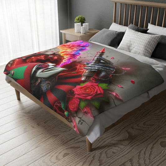 Vapors Collection - CLOUDS ANONYMOUS - Velveteen Microfiber Blanket - Large 80" x 60"