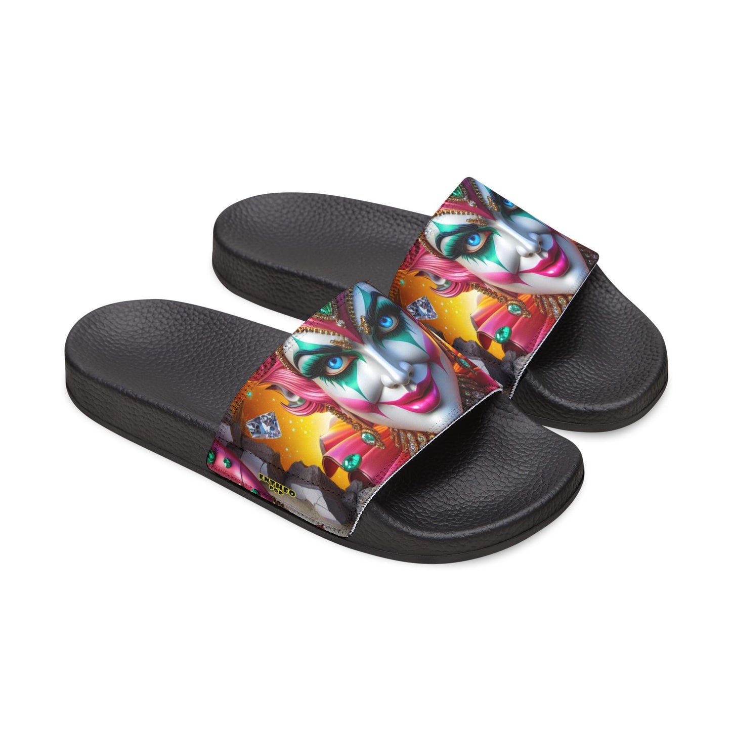 Grinning Collection - BELLA BABY BLUE EYES - Men's Removable-Strap Sandals