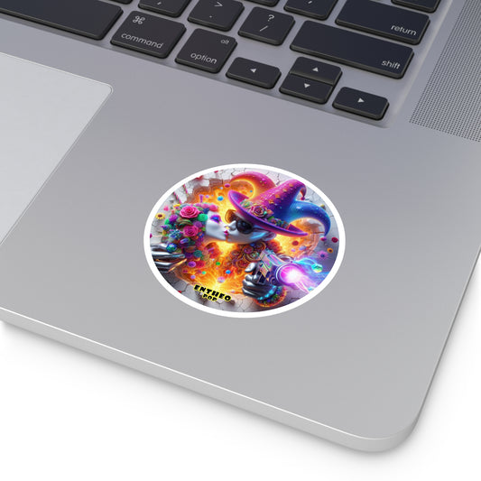 Blast Collection - LOVERS LIFT - 3" Round Sticker, Indoor\Outdoor - EntheoPOP
