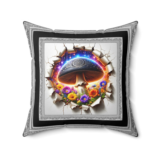 Striking Collection ~ BANSHEE GIGGLEGRIN & ShroomaRooma ~ 20" Square Pillow ~ Jesterama