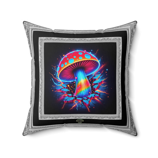 Smoothie Collection ~ GORGEOUS GEORGE & ShroomaRooma ~ 20" Square Pillow ~ Gnome POP