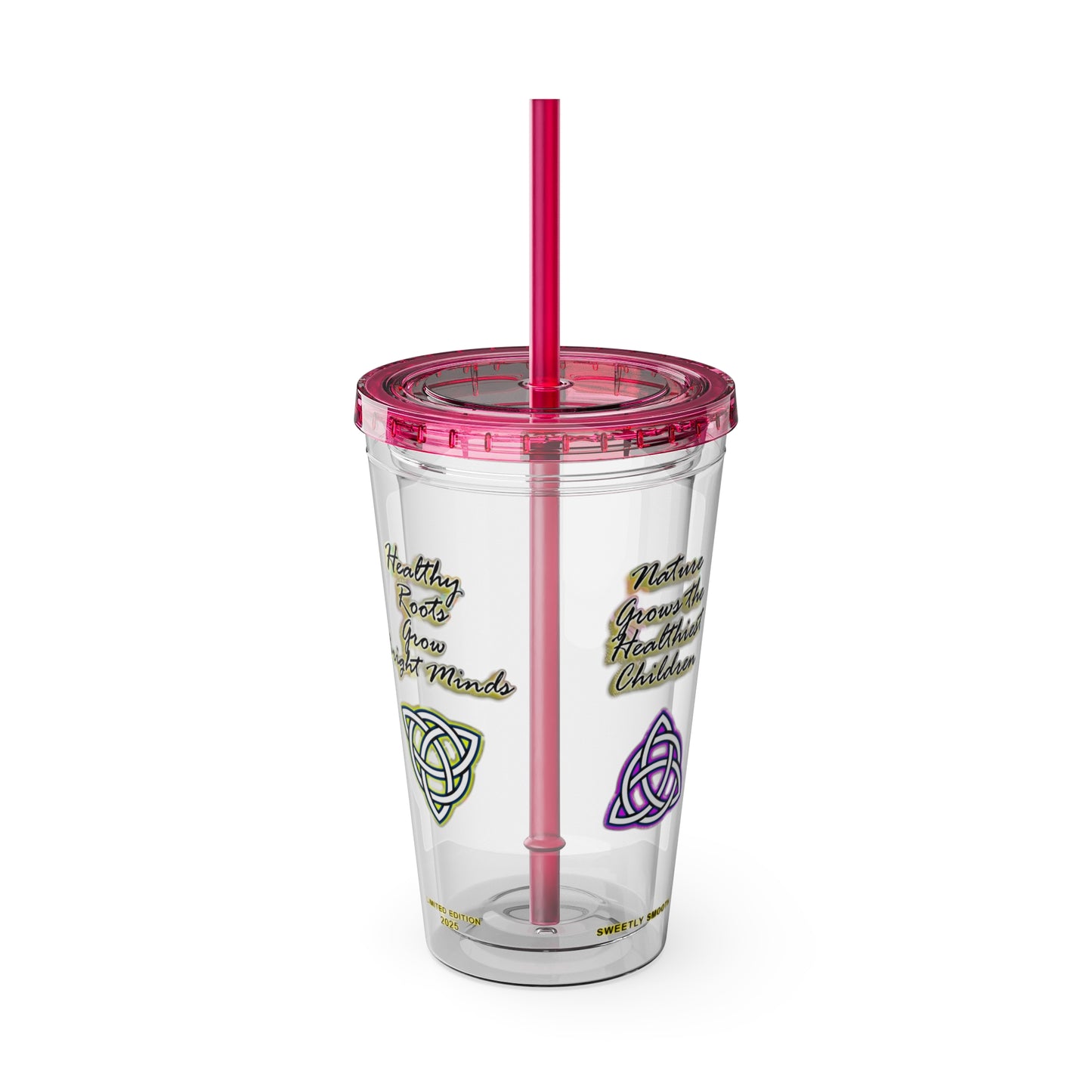 Smoothies Collection ~ SWEETLY SMOOTH ~ Sunsplash Tumbler with Straw, 16oz