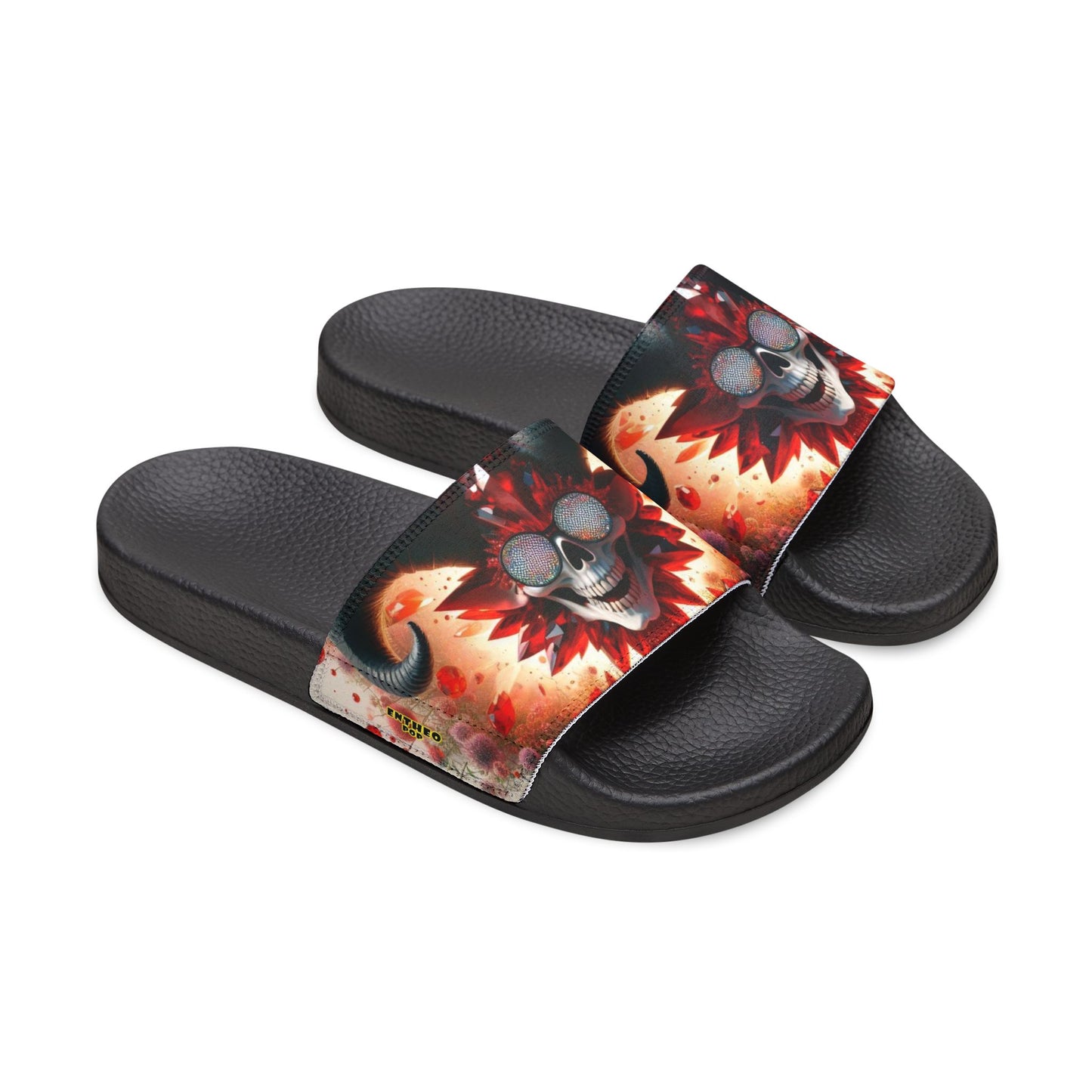 Grinning Collection - HELLFIRE SHINE - Men's Removable-Strap Sandals