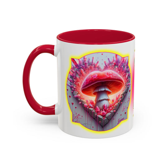 Lovecapade Collection ~BUBBLES VON HEARTFLIP ~ 11oz Colorful Mug