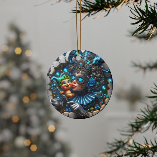 Cherubs Collection - A MIRACLE SMILE KISS - Ceramic Ornament