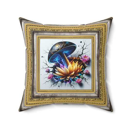 Buddha Collection ~ RUBY ROULETTE & ShroomaRooma ~ 20" Square Pillow ~ Jesterama