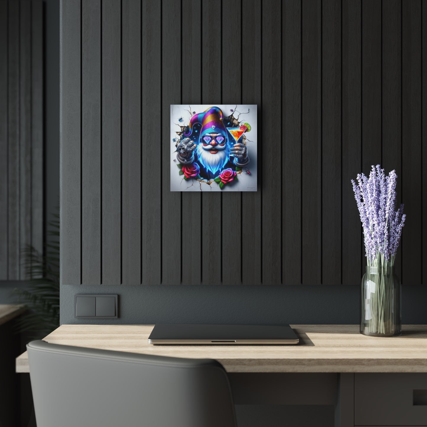 The Cocktail Collection ~ DELIGHTFUL DIAMOND DANNY BOY ~ 12" Acrylic Print (French Cleat Hanging)