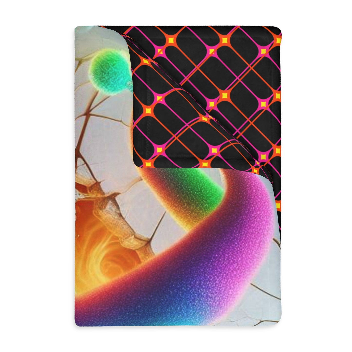 Vapors Collection - ANONOMIST - Velveteen Microfiber Blanket - Large 80" x 60"