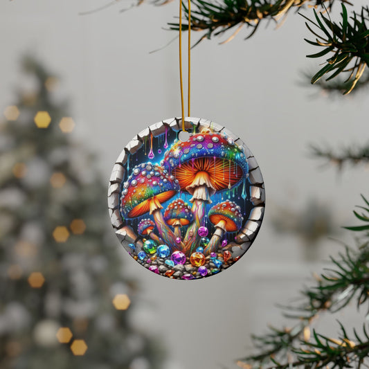 Mycelium Treasures Collection - JEWELSPORE CLUSTER - Ceramic Ornament