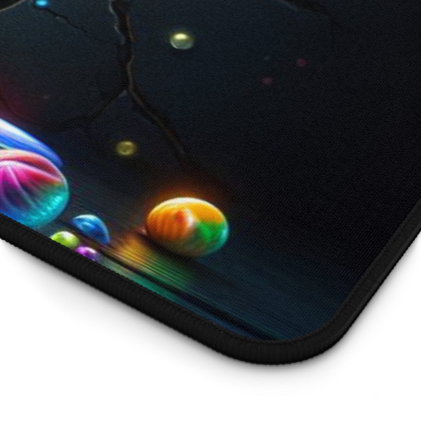 Spores of Divine Bloom - Jewels of the Threshold Collection - ShroomaRooma Desk Mat