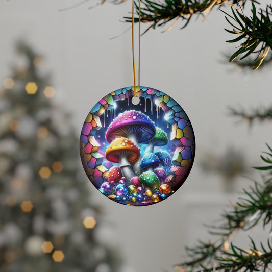 Mycelium Treasures Collection - JEWELS OF THE REALM - Ceramic Ornament