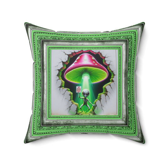 Aliens Collection ~ GULLIVER'S TRAVELS & ShroomaRooma ~ 20" Square Pillow ~ Jesterama