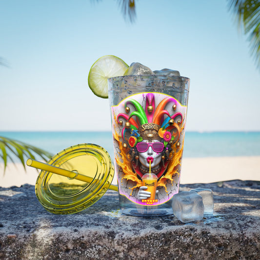 Smoothies Collection ~ JUICY SMOOTH ~ Sunsplash Tumbler with Straw, 16oz