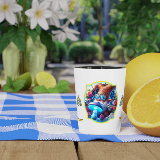 Shot Glass, 1.9 oz - SHROOM SMOOCHER - Cocktails Collection - Gnome POP Shroomarooma