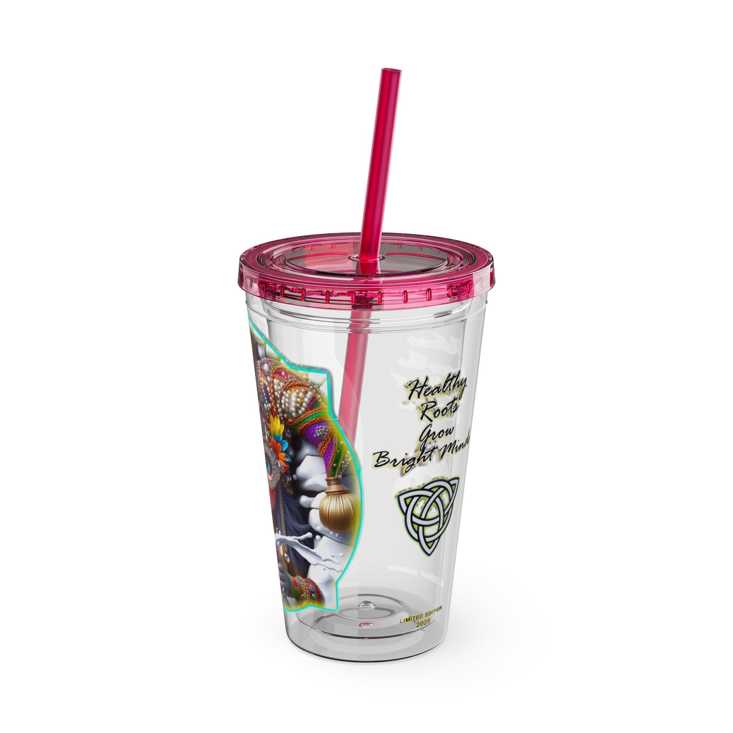 Smoothies Collection ~ SWEETLY SMOOTH ~ Sunsplash Tumbler with Straw, 16oz