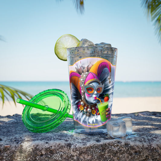 Smoothies Collection ~ NATURES NURTURE ~ Sunsplash Tumbler with Straw, 16oz