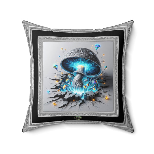 Masquerade Collection ~ CARNIVAL MIRAGE & ShroomaRooma ~ 20" Square Pillow ~ Jesterama