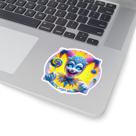 Lolli Luminara ~ GnomePOP Jester ~ 3" Kiss-Cut Sticker