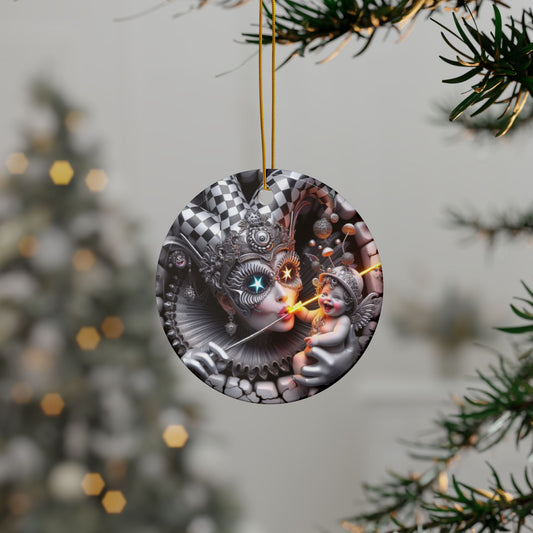 Cherubs Collection - STARRY STARRY BRIGHT - Ceramic Ornament
