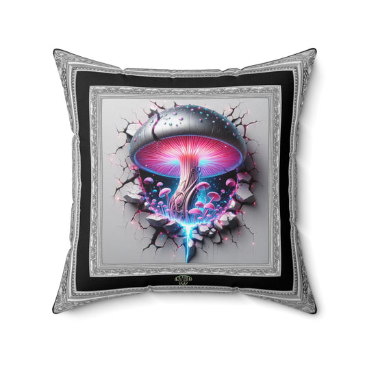 Masquerade Collection ~ LUCID RIDDLE & ShroomaRooma ~ 20" Square Pillow ~ Jesterama