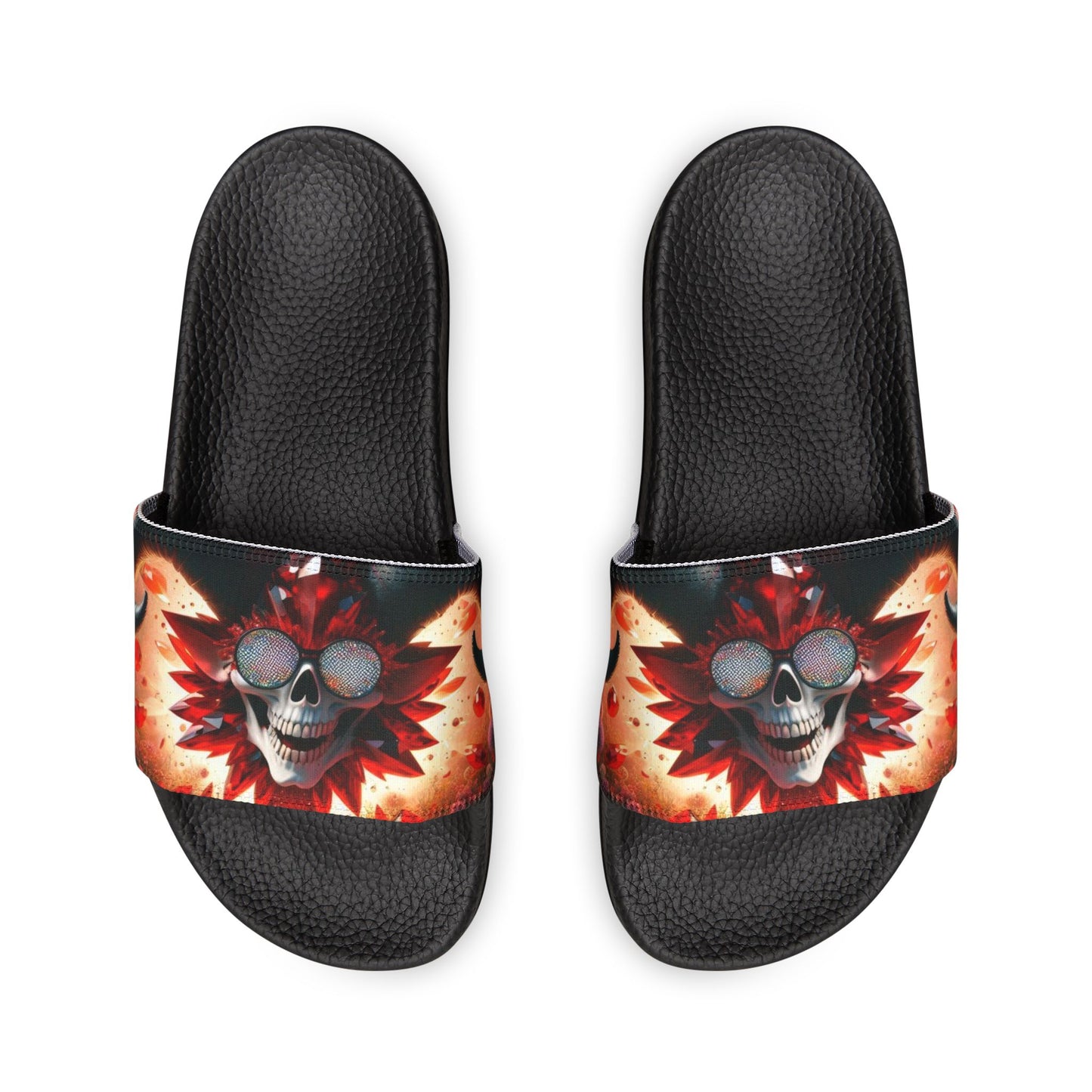 Grinning Collection - HELLFIRE SHINE - Men's Removable-Strap Sandals