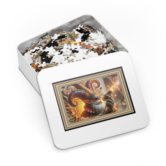 Vapors Collection ~ INHALATION OF SPIRIT - Large 1000 piece Jigsaw Puzzle with Metal Tin - 20" x 30"