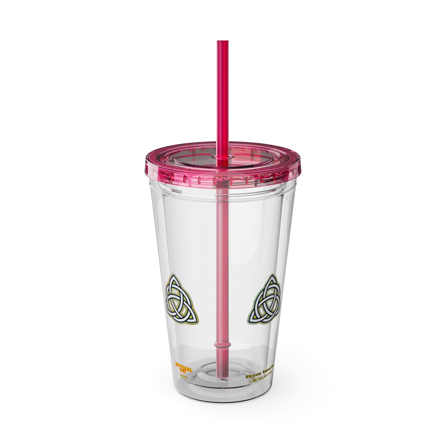 Cocktails Collection ~ SHROOM SMOOCHER ~ Sunsplash Tumbler with Straw, 16oz