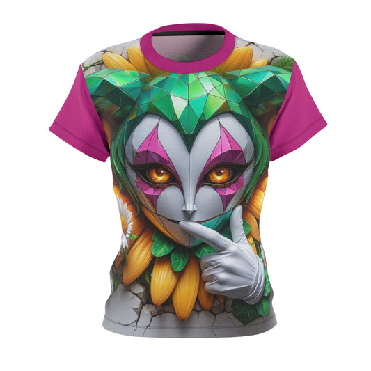 Cyrstaline Divine - Jester - Comfortable Women's Crew Neck Shirt - GnomePOP