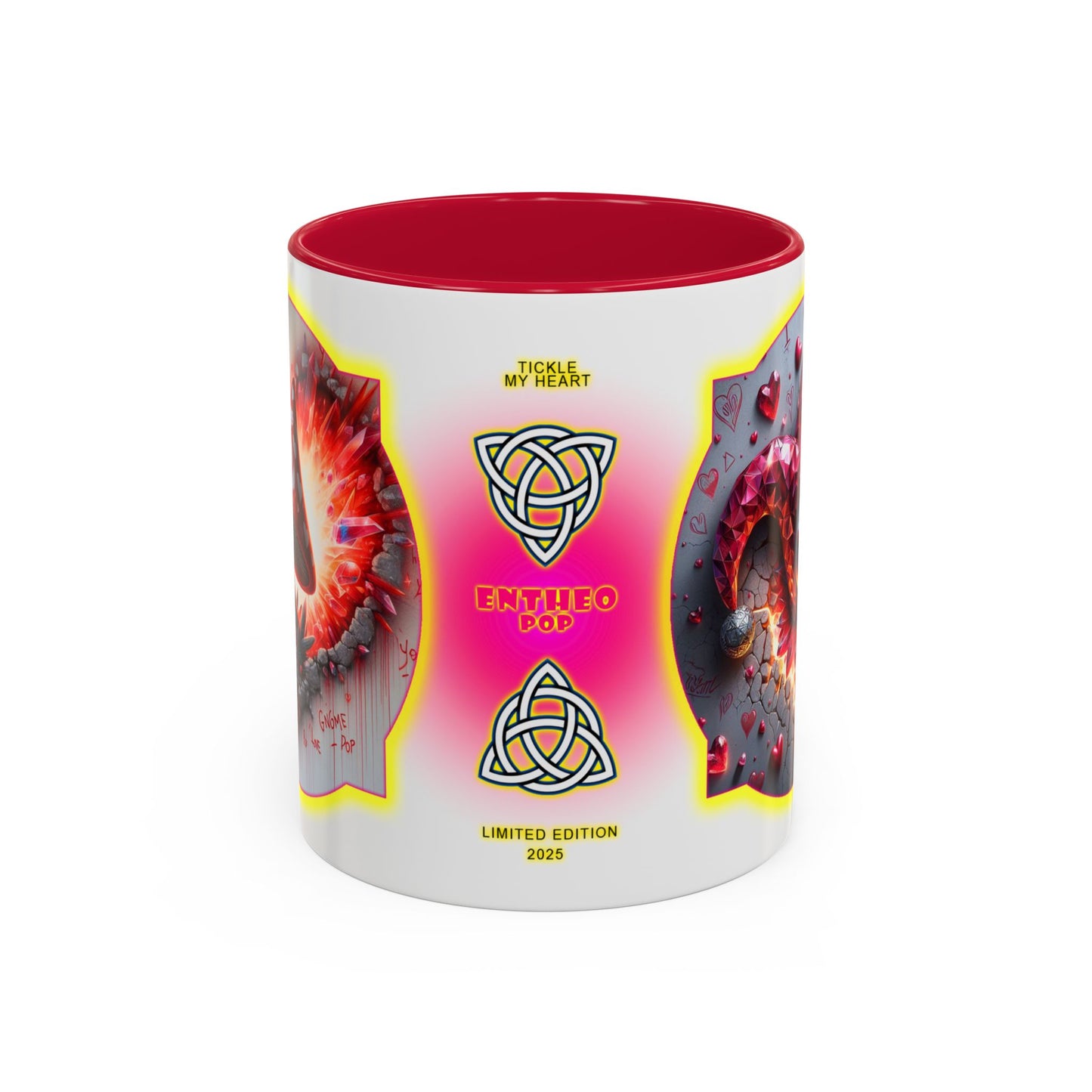 Lovecapade Collection ~TICKLE MY HEART ~ 11oz Colorful Mug