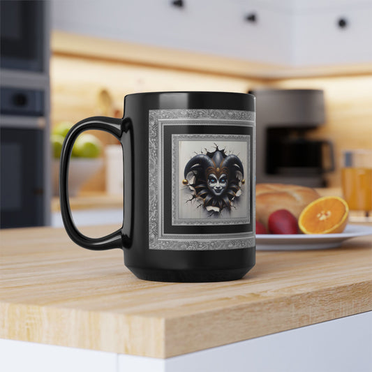 Striking Collection ~ BALTHAZAR BLINK ~ Black Mug 15oz