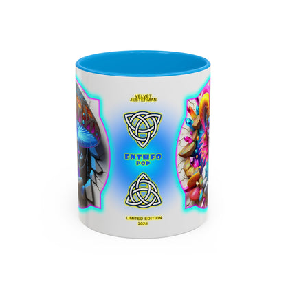 Lotus Collection ~ VELVET JESTERMAN ~ 11oz Colorful Mug