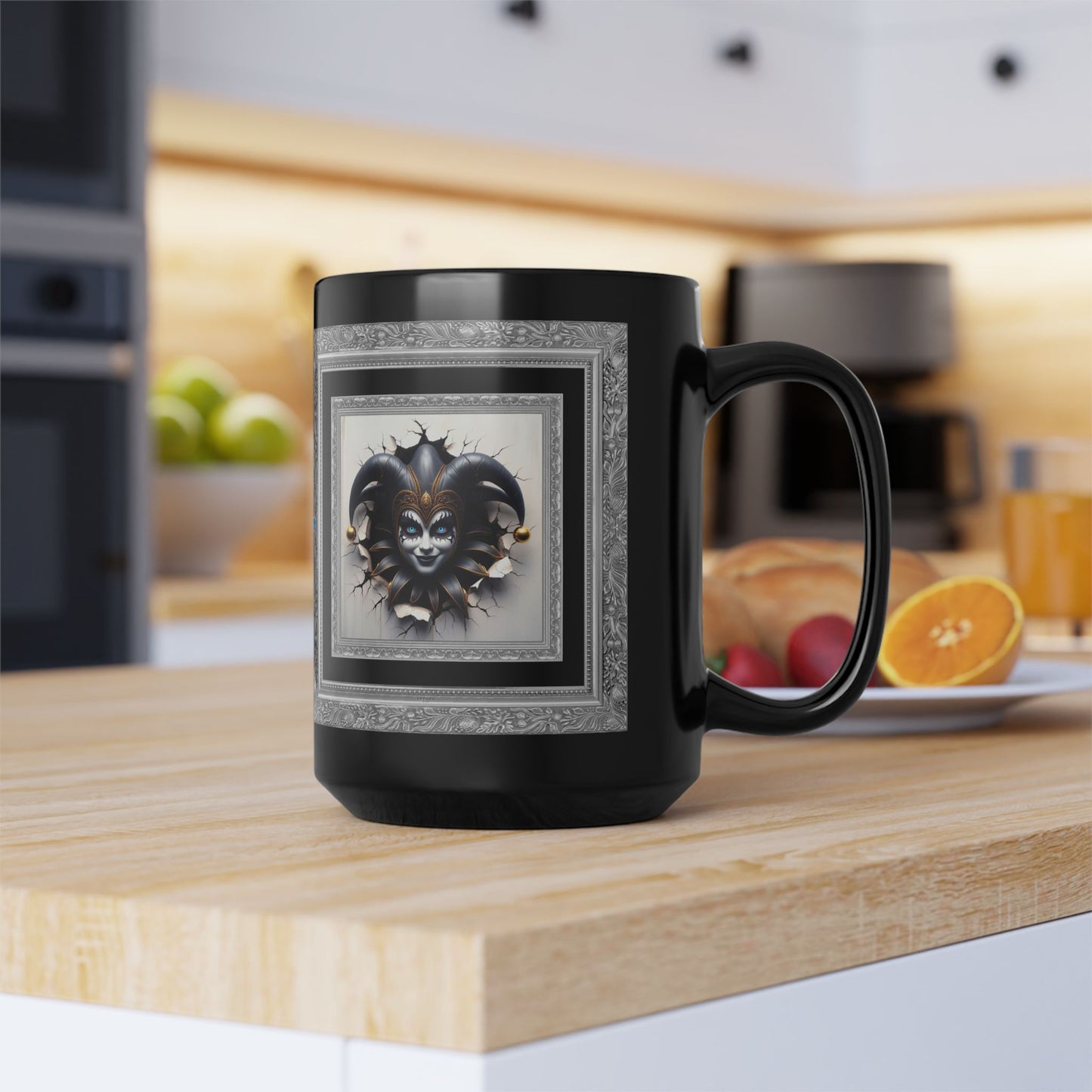 Striking Collection ~ BALTHAZAR BLINK ~ Black Mug 15oz