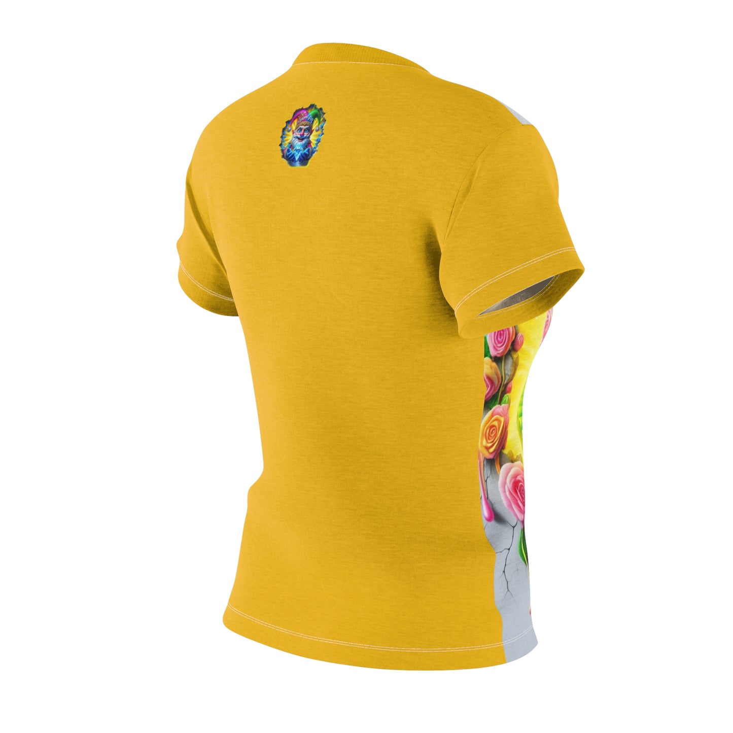 Maribel the Floral Virtuoso - Jester - Comfortable Women's Crew Neck Shirt - GnomePOP