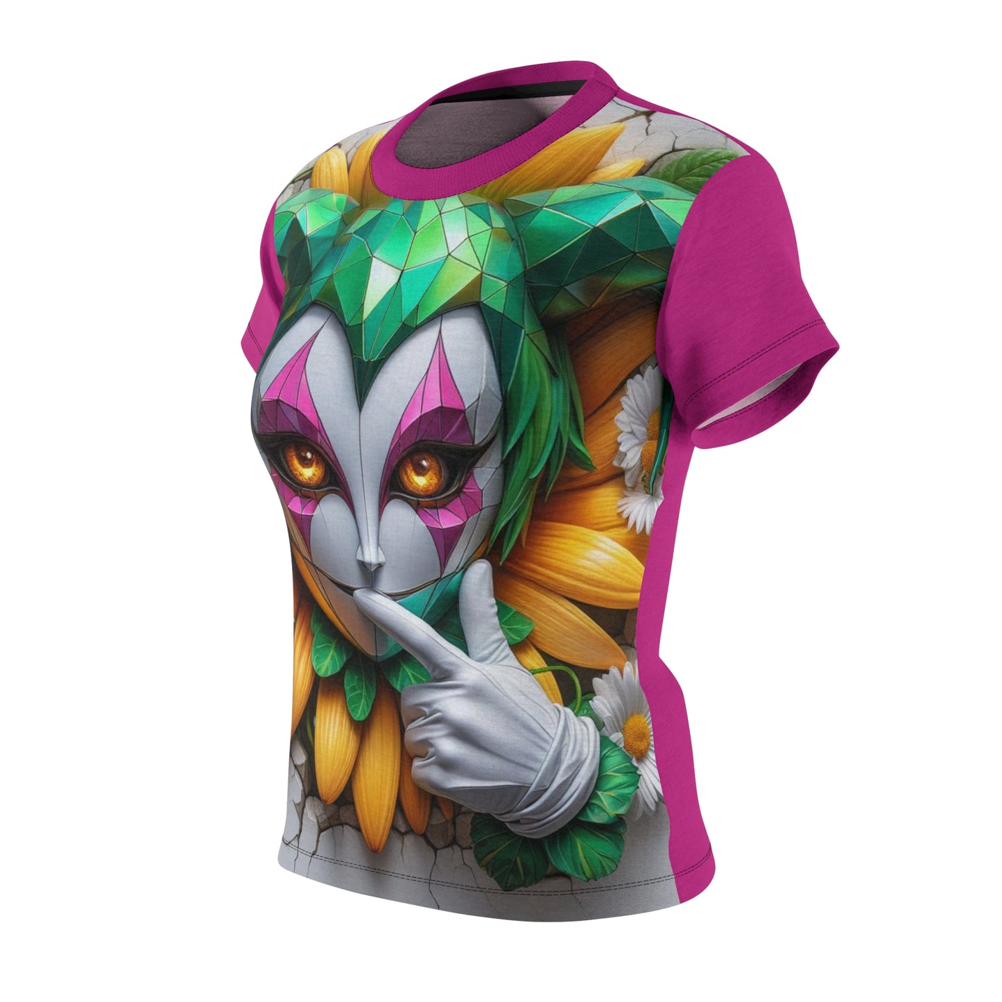 Cyrstaline Divine - Jester - Comfortable Women's Crew Neck Shirt - GnomePOP