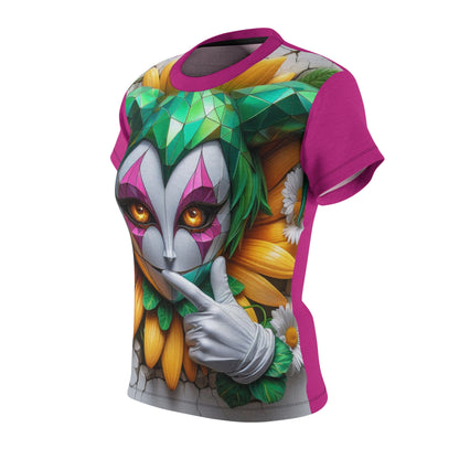 Cyrstaline Divine - Jester - Comfortable Women's Crew Neck Shirt - GnomePOP