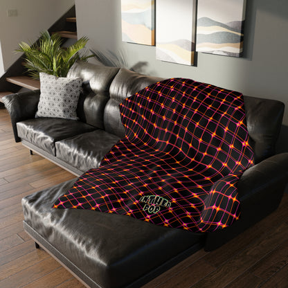 Vapors Collection - ANONOMIST - Velveteen Microfiber Blanket - Large 80" x 60"