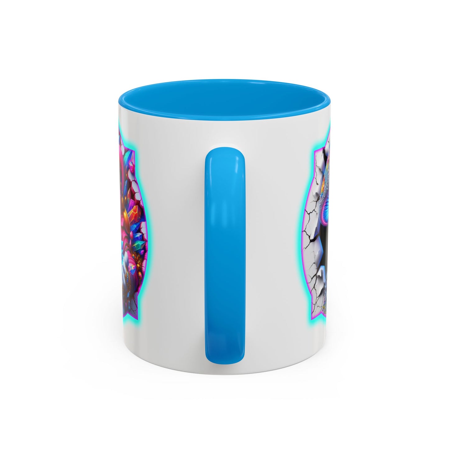 Lotus Collection ~ THE BLUSH CROWN ~ 11oz Colorful Mug