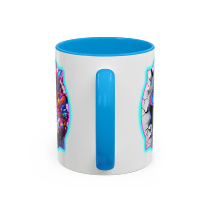 Lotus Collection ~ THE BLUSH CROWN ~ 11oz Colorful Mug