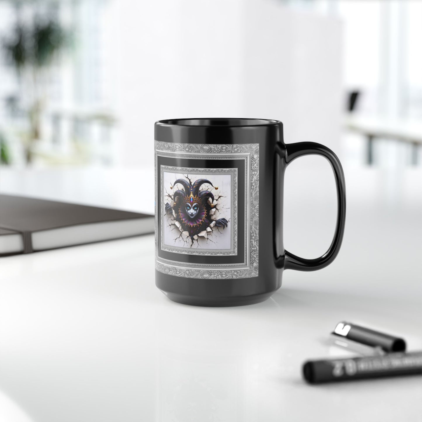 Striking Collection ~ BANTRIX THE BOLD ~ Black Mug 15oz