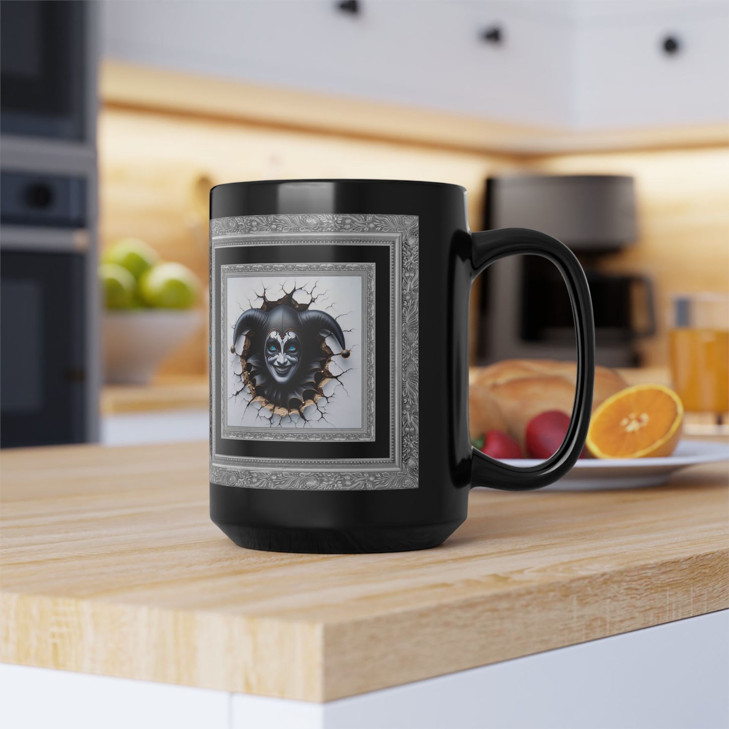 Striking Collection ~ BANSHEE GIGGLEGRIN ~ Black Mug 15oz