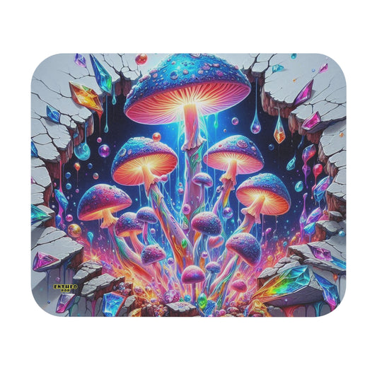 Sporelight Sanctuary - Jewels of the Threshold Collection - ShroomaRooma Mouse Pad