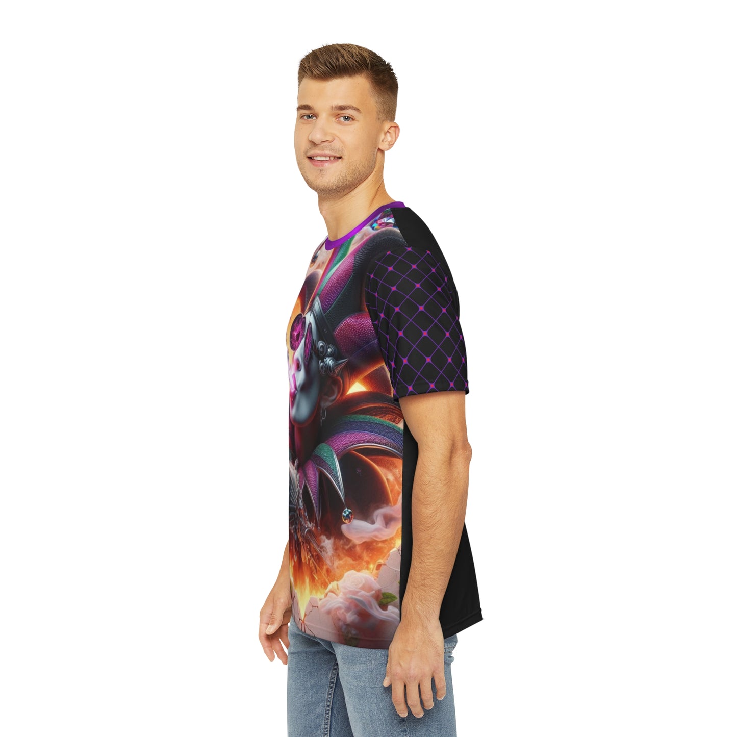Vapors Collection - VIOLET VAPORAGE - Premium Tee, Men's Regular Fit T-Shirt