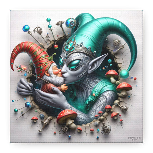 Aliens Collection ~ ELDRIGLIM ~ 6" Stretched Canvas POP 1.25" Deep