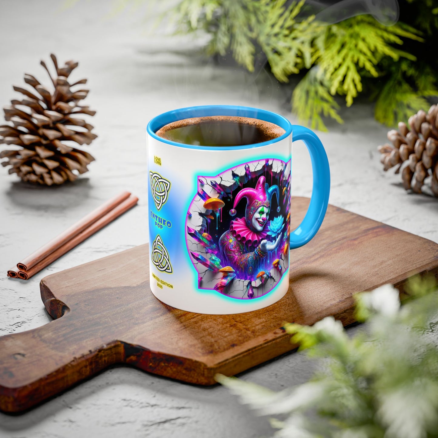 Lotus Collection ~ LOVE LORN ~ 11oz Colorful Mug