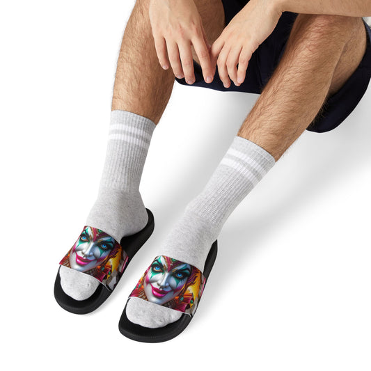 Grinning Collection - BELLA BABY BLUE EYES - Men's Removable-Strap Sandals